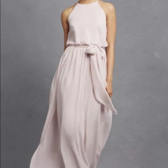 BHLDN Dresses & Skirts - BHLD Donna Morgan Alana Dress Palest Pink Wedding